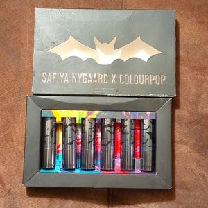 New in the box Safiya Nygaard colourpop lipstick set